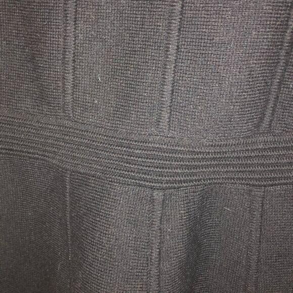 NWT Ann Taylor Black Sleeveless Textured Knit Dress XST - Picture 3 of 5